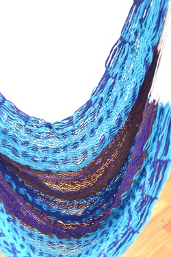 メキシカンチェアハンモック（ネット）ラージ「マルチカラーD」