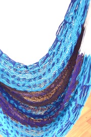 メキシカンチェアハンモック（ネット）ラージ「マルチカラーD」