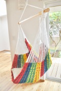 Sale♪メキシカンチェアハンモック（ネット）ラージ「マルチカラーA」
