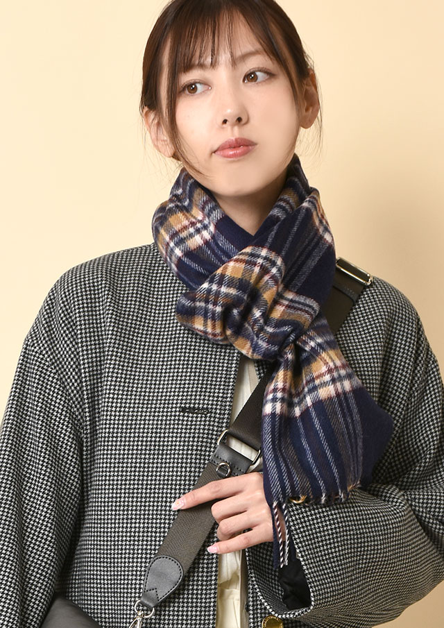 ◆Bronte｜ブロンテ｜チェックマフラー【BRO2531103】【27】