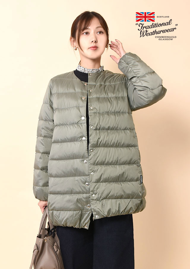 ◆TraditionalWeatherwear｜トラディショナルウェザーウェア｜ArkleyLongDownPackable｜パッカブルミドルダウン【CO0497OZ】【26】