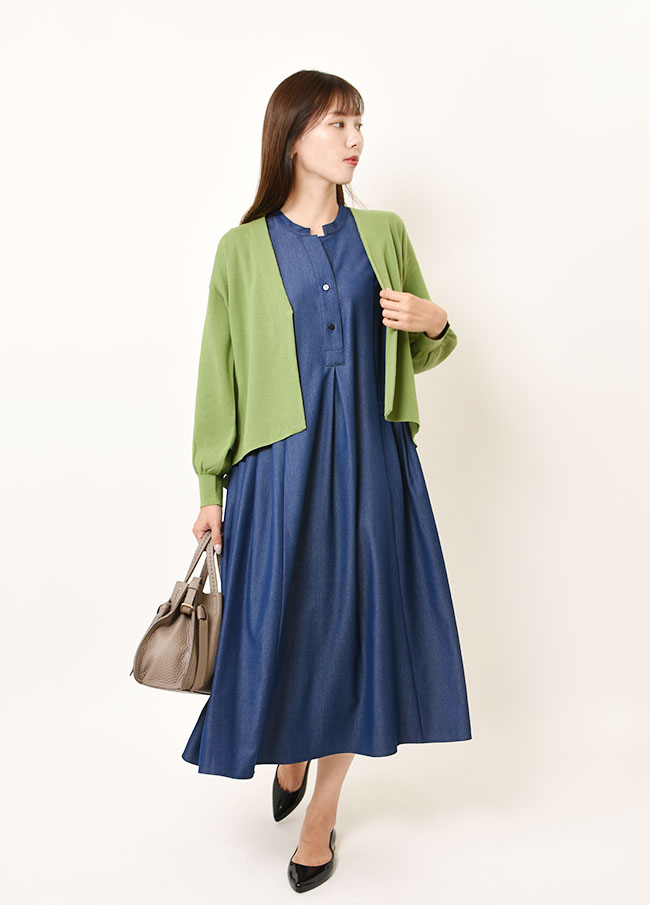 ◇◆ダンガリーサイドタックジャンパースカート【H81356】【26】