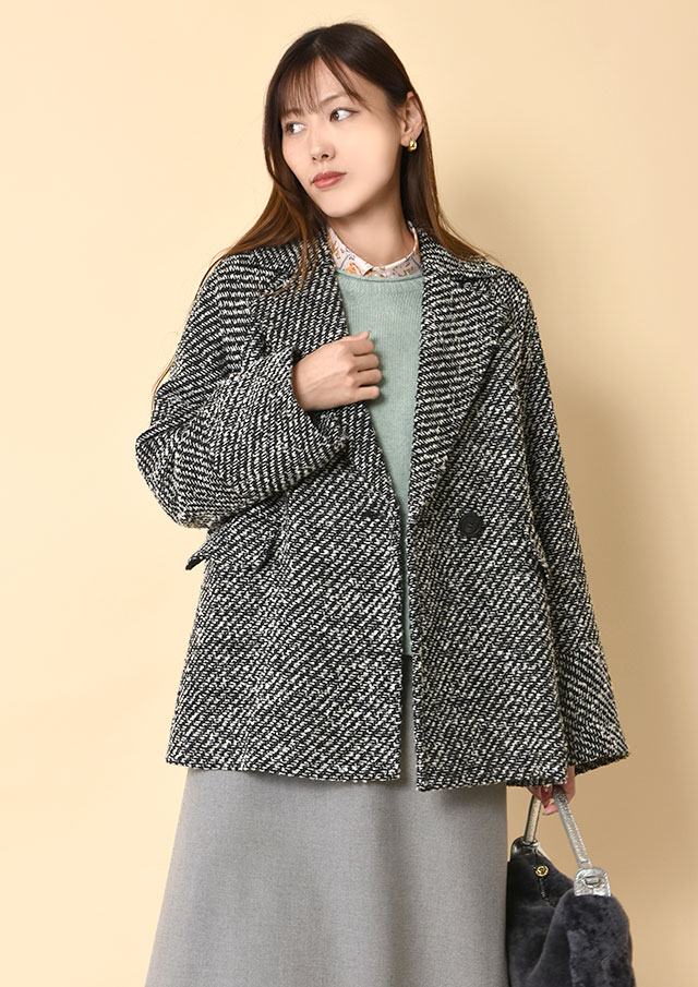 ◇◆ループヤーンミドルコート【H8920995】【26】