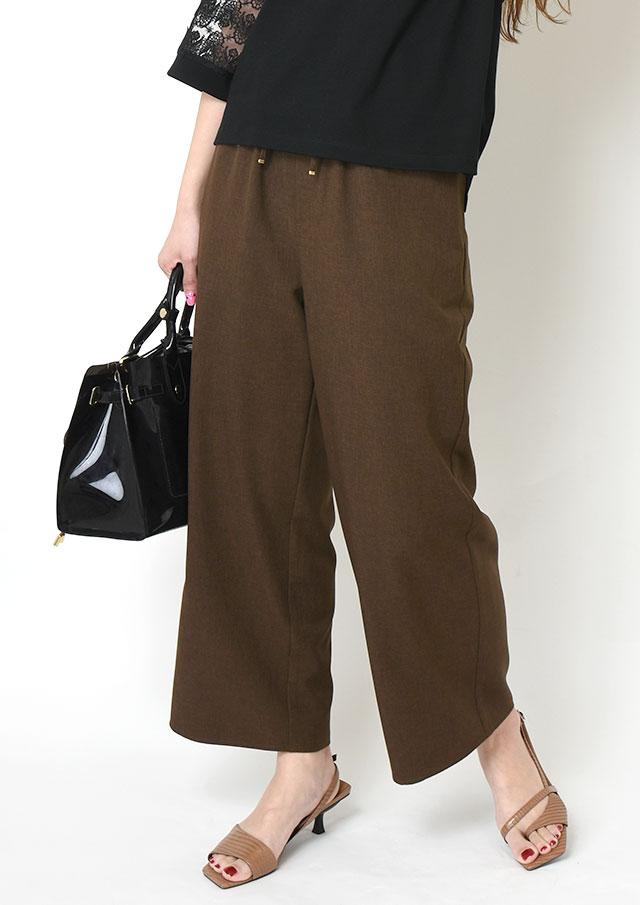 ◆ドロストイージーワイドパンツ【H893436】【26】