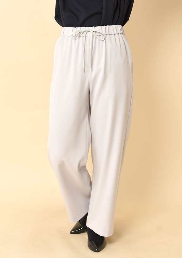 ◆メランジツイルイージーワイドパンツ【HJ4652】【26】