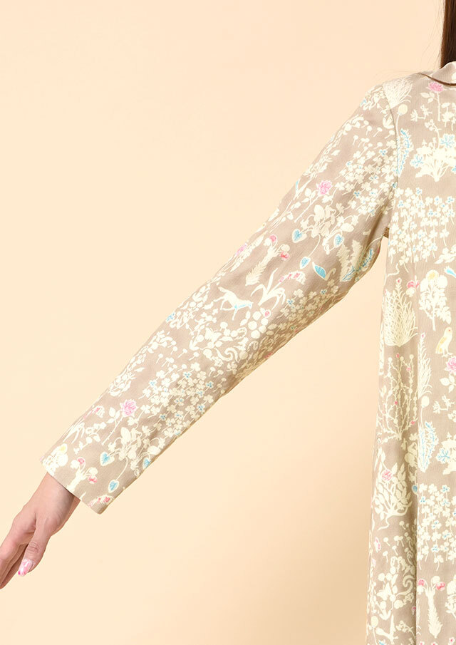 キナコ様 リバティコーデュロイ Aラインワンピース リバティ