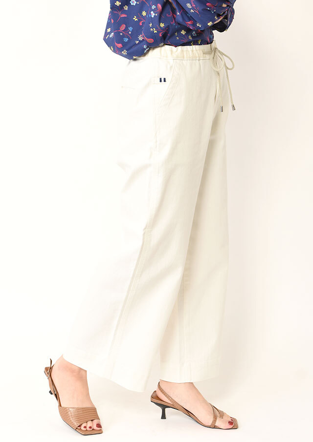 イージーワイドデニムパンツ