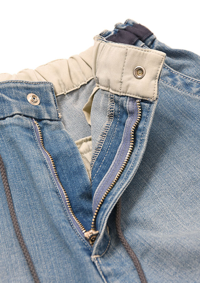 イージーワイドデニムパンツ