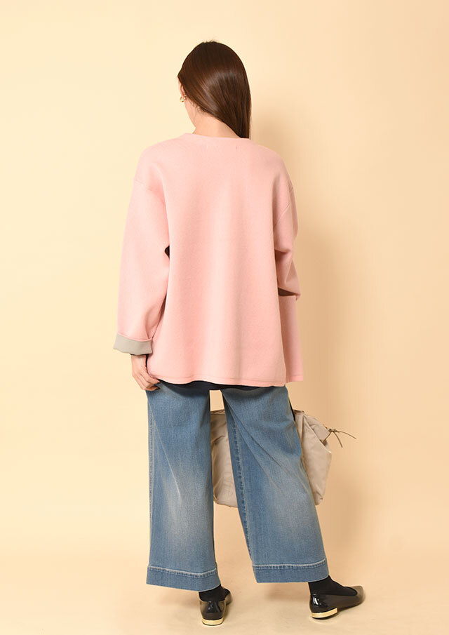 イージーワイドデニムパンツ