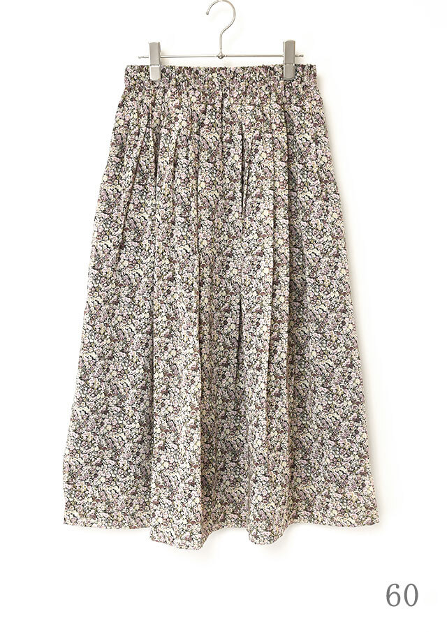 リバティボイルフレアギャザースカート
