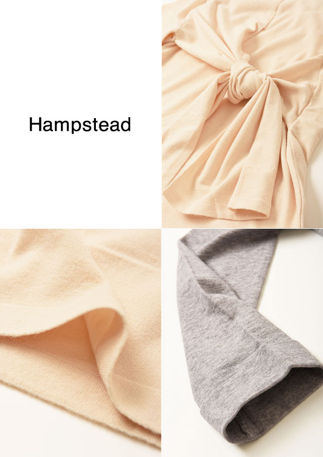 ツイストアシメデザインプルオーバーワンピース