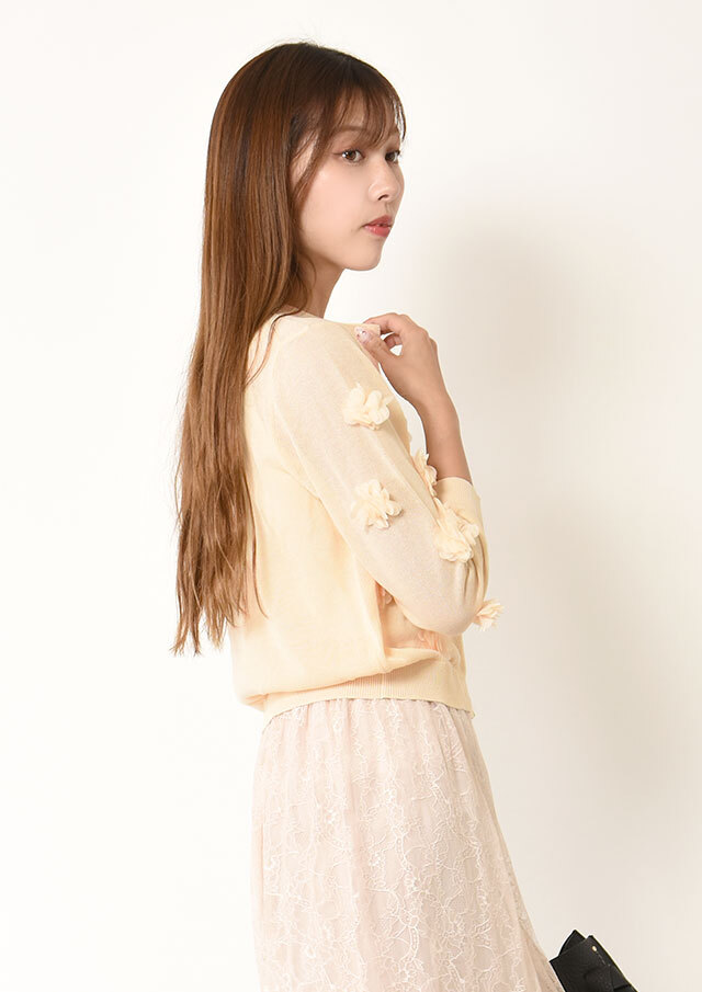 アンティーク シアーなピーニャクロス 小花の手刺繍 フラワーリムプチドイリーα アンティーク シアーなピーニャクロス 小花の手刺繍 フラワー