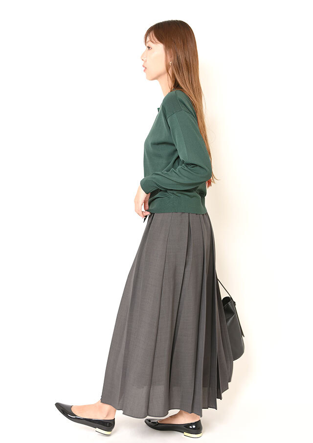 【139,650円】Donna Karan カーディガン　ナイロン&レーヨン レーヨンナイロンビジューボタンカーディガン