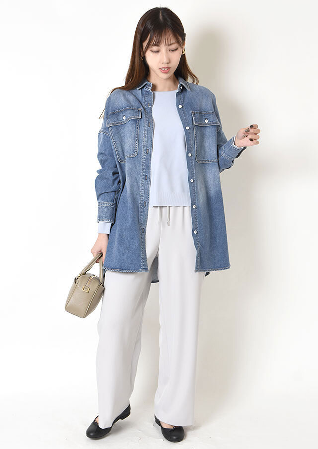 Healthy DENIM｜ヘルシーデニム｜Almond｜オーバーシャツ