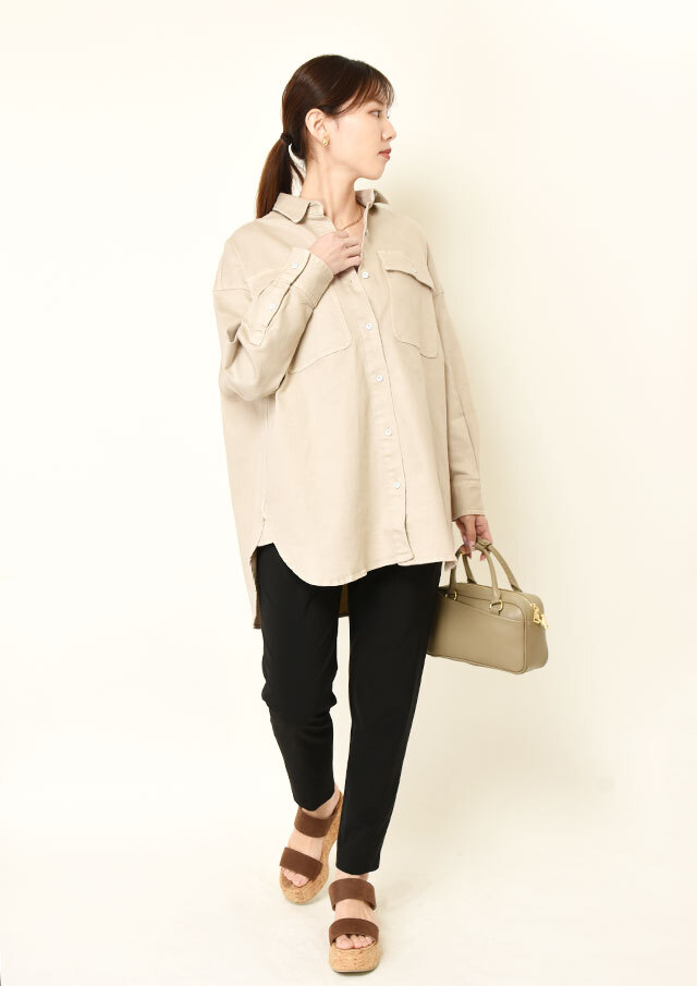 Healthy DENIM｜ヘルシーデニム｜Almond｜オーバーシャツ