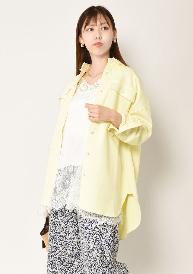 Healthy DENIM｜ヘルシーデニム｜Almond｜オーバーシャツ