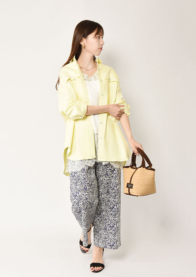 Healthy DENIM｜ヘルシーデニム｜Almond｜オーバーシャツ