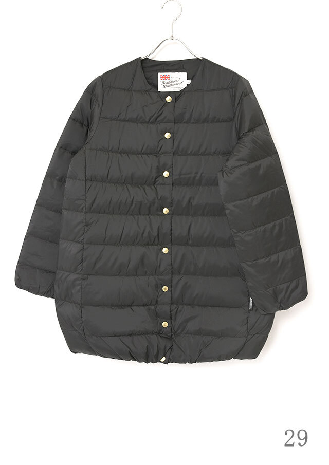 トラディショナル ウェザーウェア アークリー ダウン パッカブル　ブラック ARKLEY DOWN PACKABLE アークリー ダウン パッカブル｜ブラック