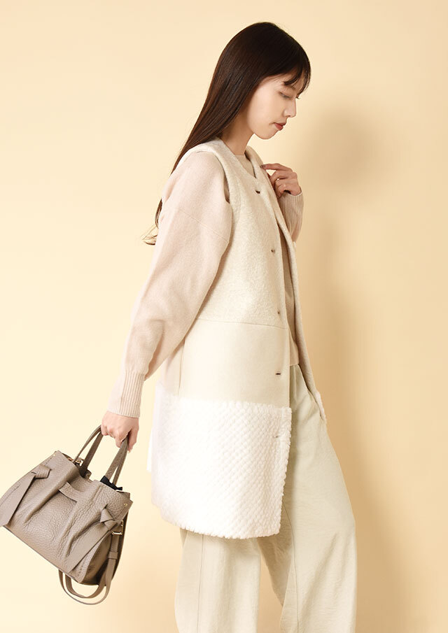 エコファーコンビミドルジレ