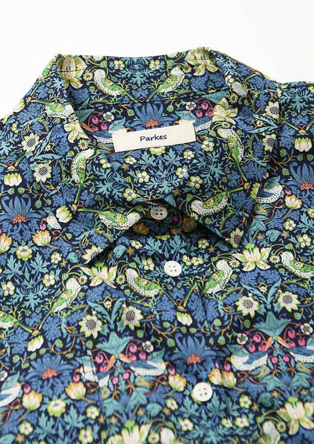 リバティシャツワンピース