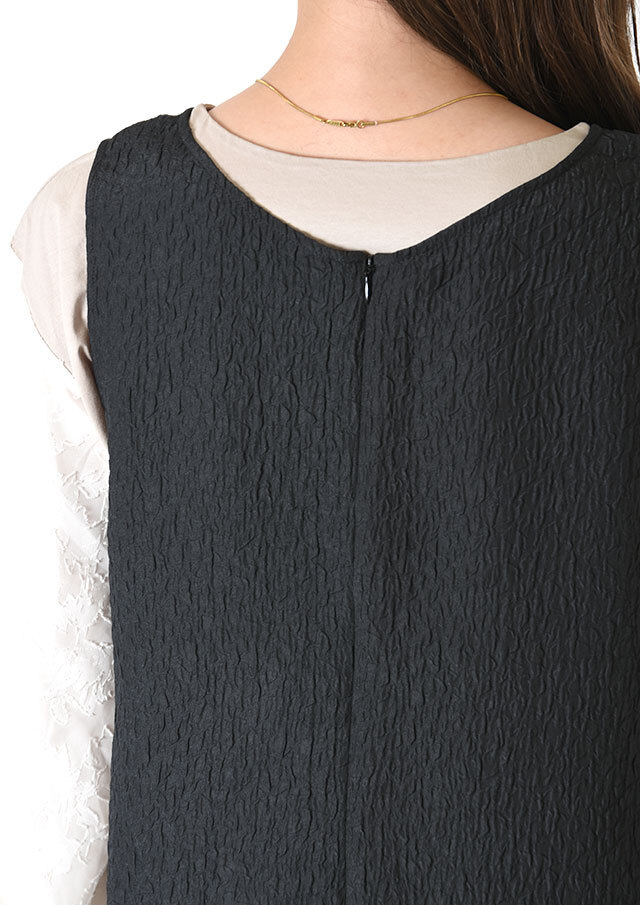 ※専用※ドットジャガードジャンパースカート【Black】Frene ドットジャガードジャンパースカート【Black】Frene - メルカリ