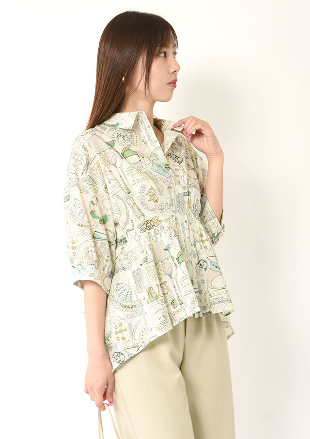 ◆リバティウエストシャーリングシャツ【H42636931】【26】