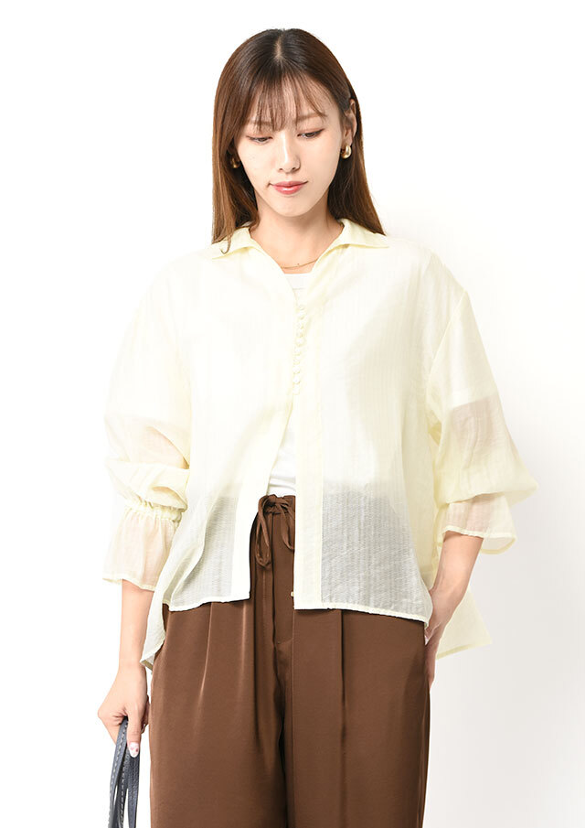 ◇◆シアーストライプシャツ【H603819】【26】