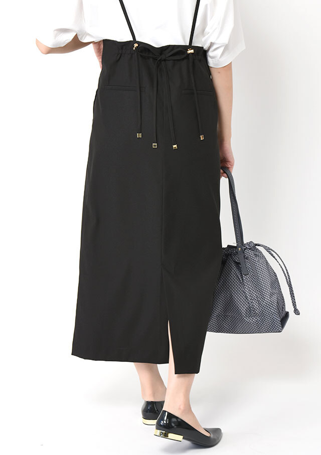 ジョーゼットサロペットスカート