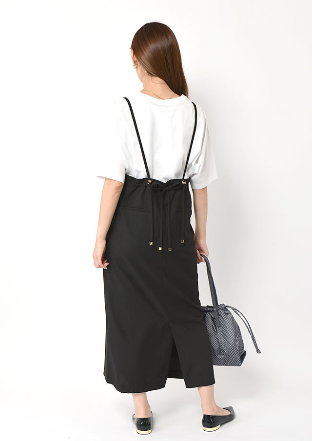 ジョーゼットサロペットスカート