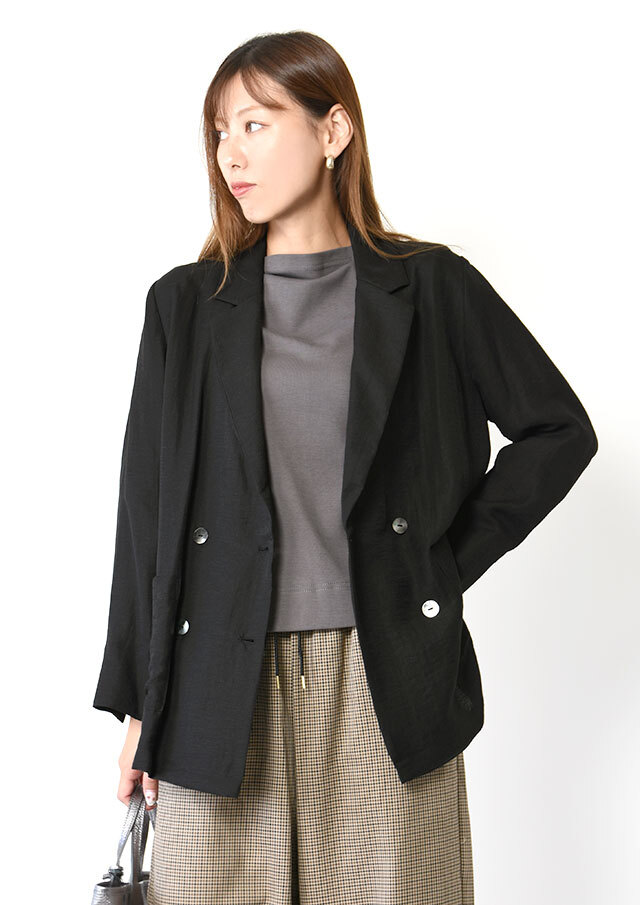 ◇◆レーヨンナイロンツイルテーラーカラージャケット【H603865】【26】