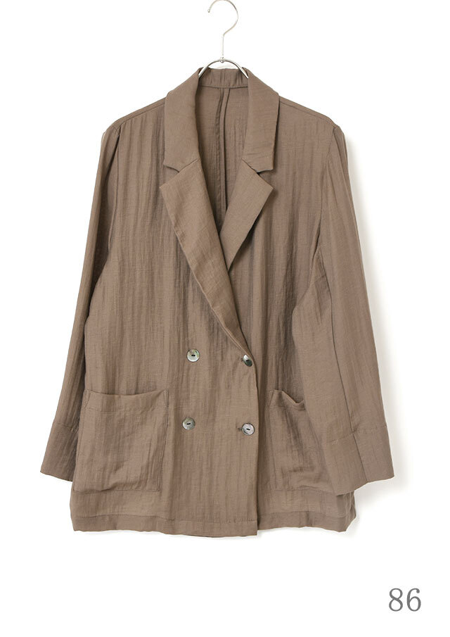 レーヨンナイロンツイルテーラーカラージャケット