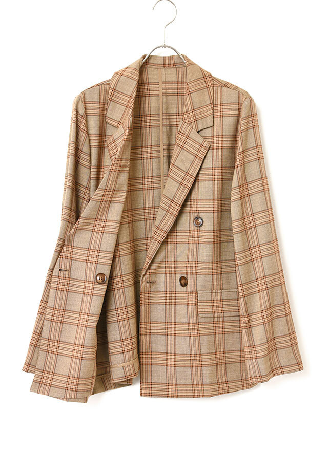 Thom Browne チェック テーラードジャケット Thom Browne チェック シングルジャケット | レッド | FARFETCH JP