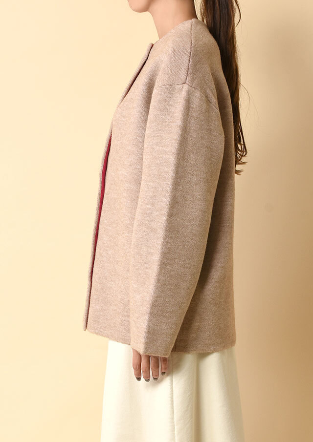 ダブルフェイスニットジャケット