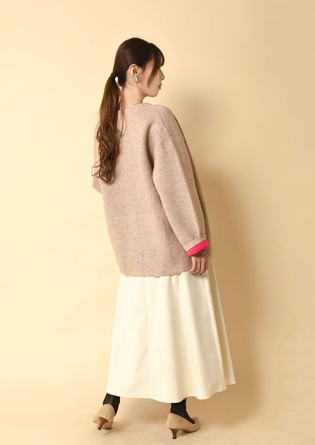 ダブルフェイスニットジャケット