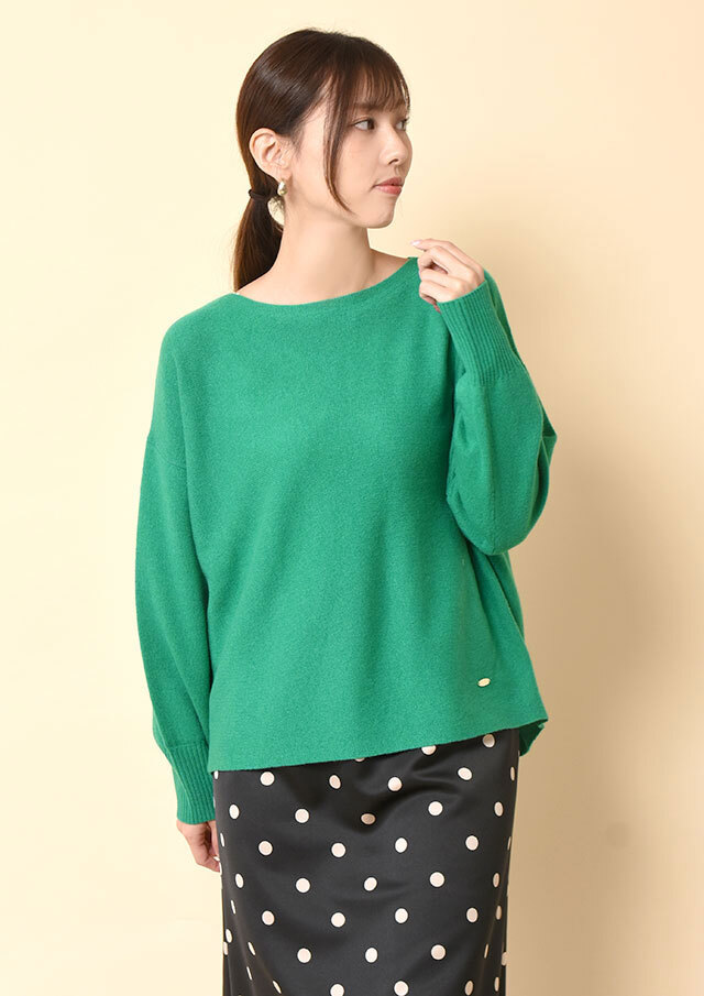 ◇◆ソフトウールボートネックプルオーバーニット【H743849】【26】