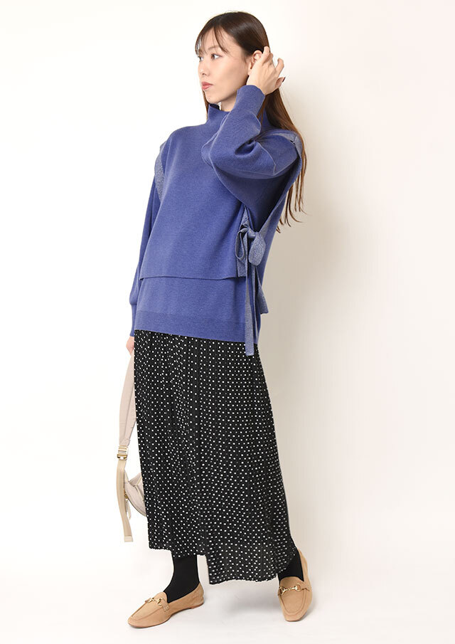 ハイネックベストアンサンブルニットセット