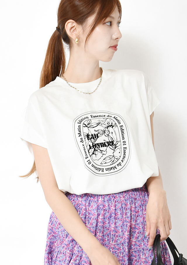 ◆フロッキープリントロゴTシャツ【H80268324】【27】