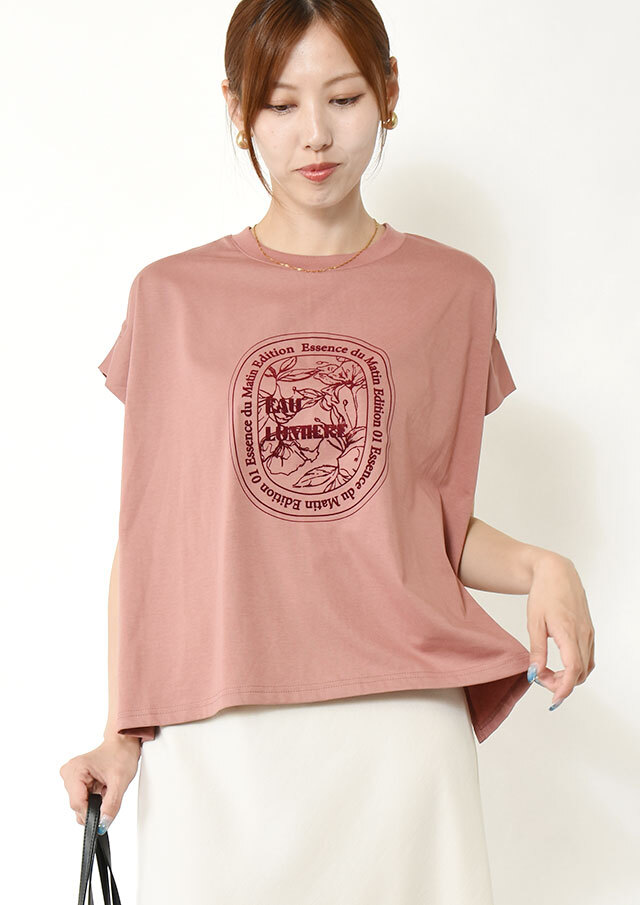 ◆フロッキープリントロゴTシャツ【H80268324】【27】