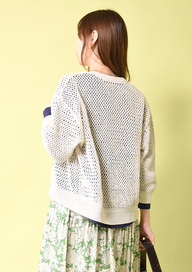 美品｜MARGARET HOWELL コットン リネン Vネック カーディガンL 5785164003-111_MAIN.jpg?v=