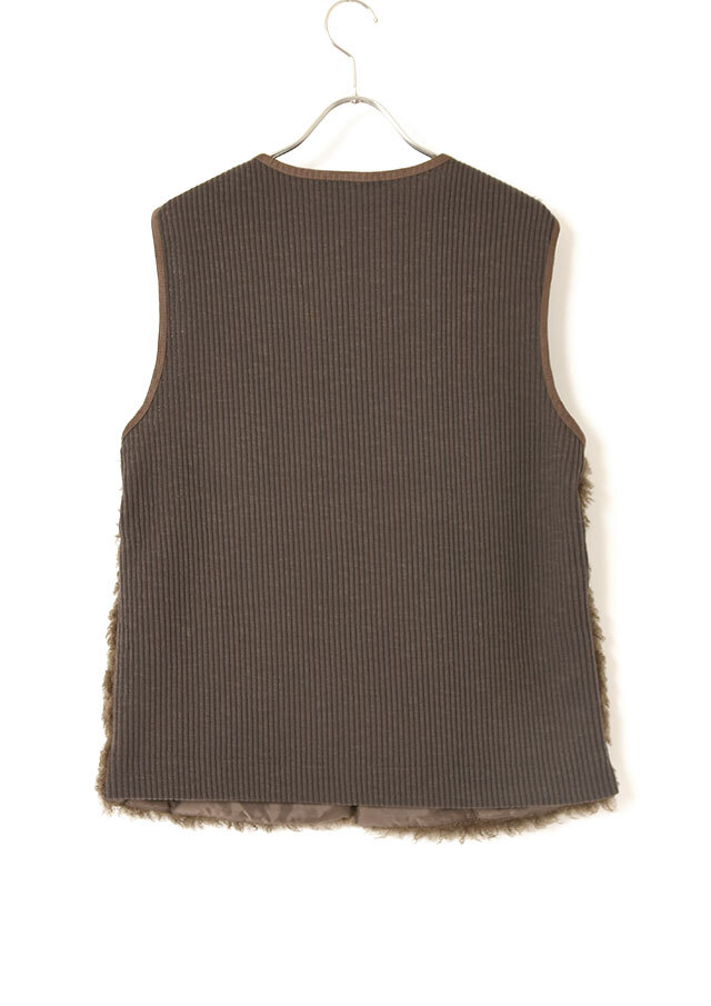 フロントボアニットベスト