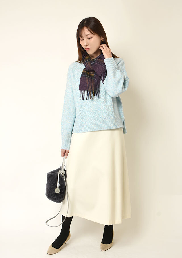 薄水色ノーソーイングニット3084 ノーソーイングニット 商品一覧 | チャコットオンラインショップ