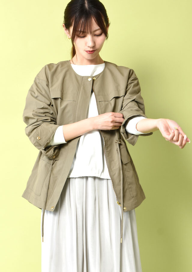 ◆ライトタフタサファリジャケット【H8558296】【26】