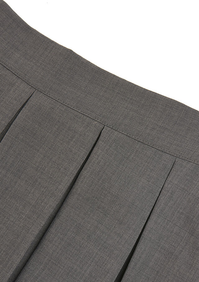 強撚クロスプリーツロングスカート