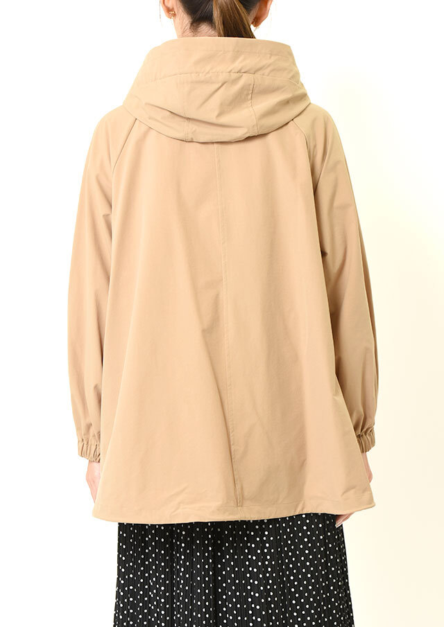 2WAYサーブルクロスフーデットジップブルゾン