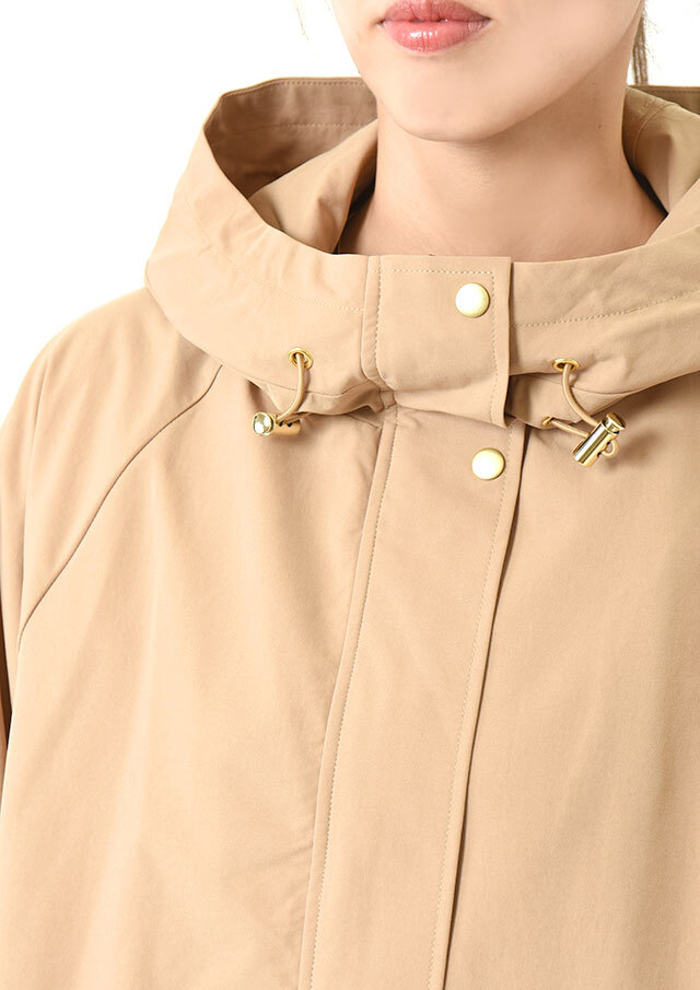 2WAYサーブルクロスフーデットジップブルゾン