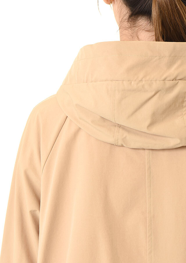 2WAYサーブルクロスフーデットジップブルゾン