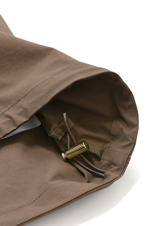 2WAYサーブルクロスフーデットジップブルゾン