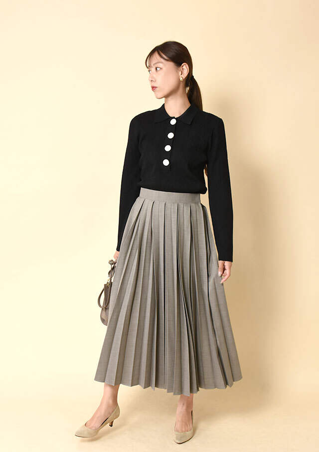 (a75)美品バーバリーロンドン　プリーツスカート　 スコットランド製　M〜L a75)美品バーバリーロンドン プリーツスカート スコットランド製 M〜L