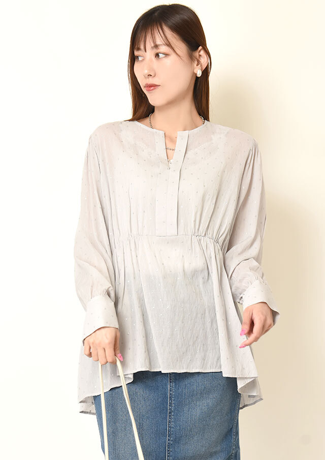 ◆グリッタードットプルオーバーブラウス【H8865368】【26】