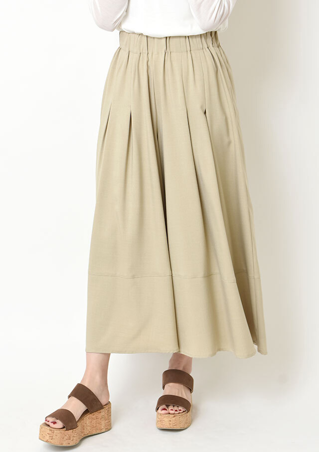 ◆メランジタックギャザーパンツ【H8865660】【26】